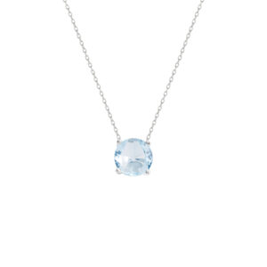 COLAR PONTO DE LUZ AZUL PRATA 925