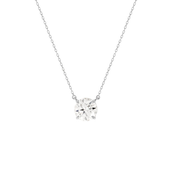 COLAR PONTO DE LUZ MOISSANITE PRATA 925